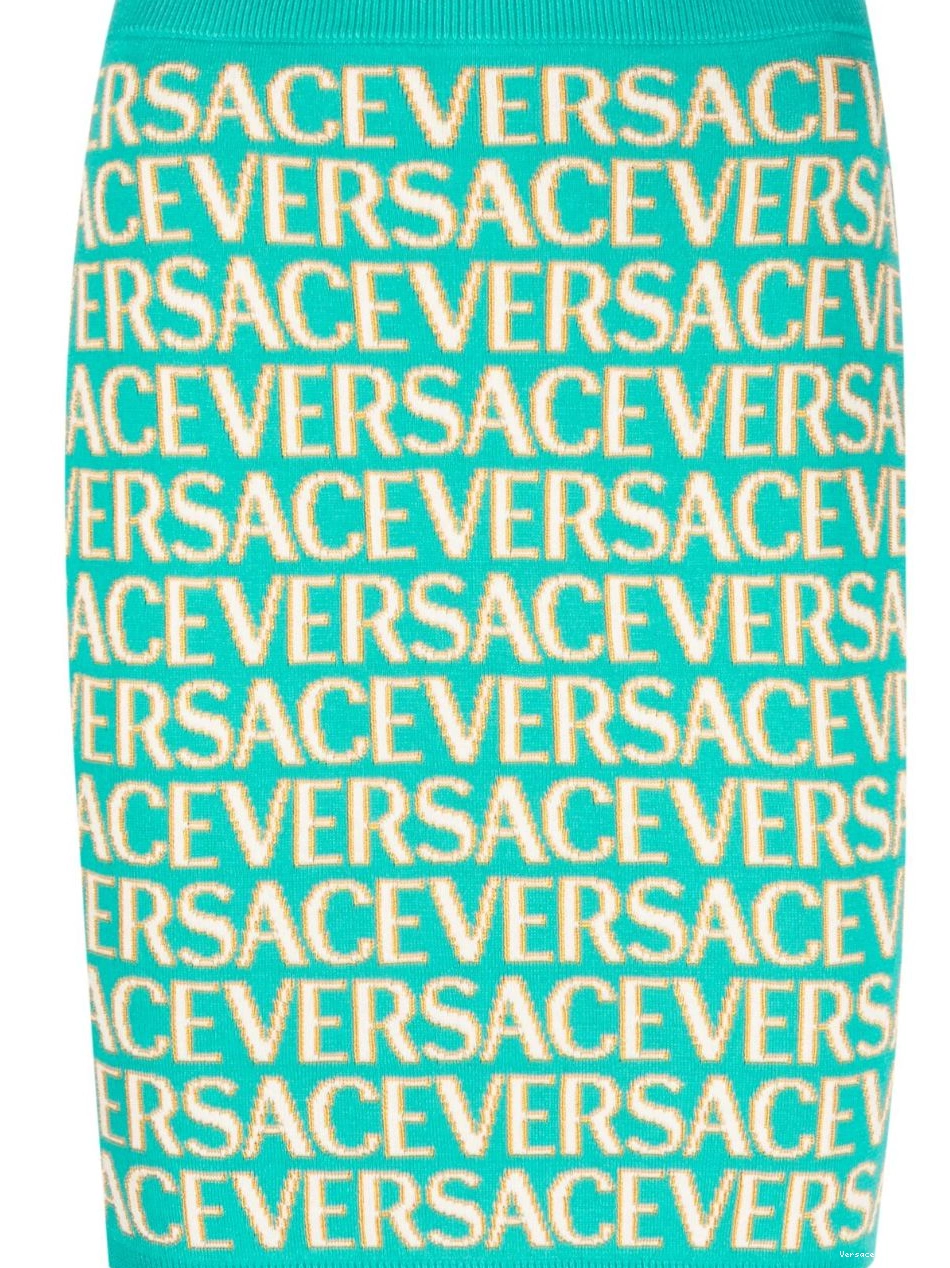 Cheap Women Allover miniskirt Versace knitted Versace 0720